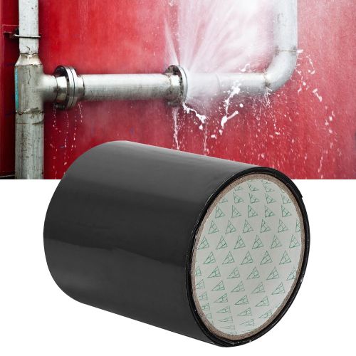 HJLIAN Ruban adhesif etanche pour reparation de conduites d'eau de salle de bain et de cuisine (noir)