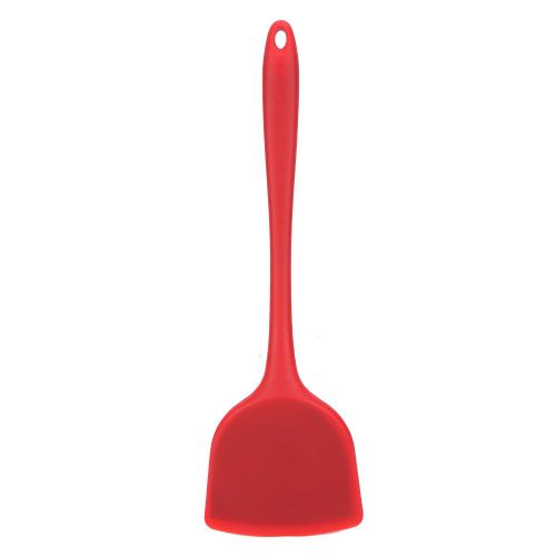 Hjlian Spatule Portable En Silicone Resistante Aux Hautes Temperatures, Ustensile De Cuisine Pour Usage Domestique, Rouge