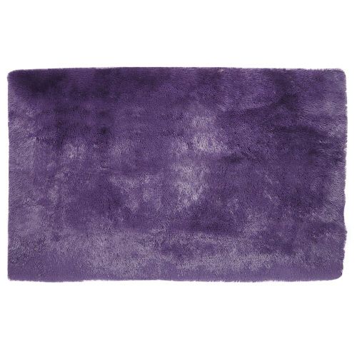 Hjlian Tapis Rectangulaire Doux Pour Salon, Table Basse, Canape, Chevet, Gris, Violet, 140 X 200 Cm