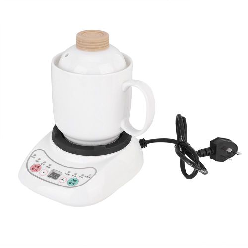 HJLIAN Mini mijoteuse electrique automatique 600 ml, appareil menager, chauffe-eau, tasse, pot, prise AU 220 V