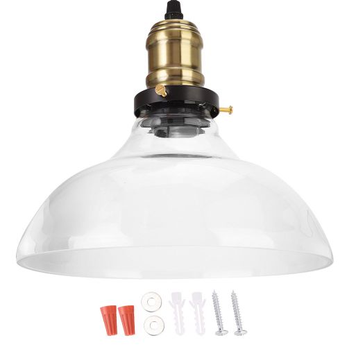 Hjlian Plafonnier Led Suspendu En Verre, 100-240 V, Modele E27, Style Moderne, Ideal Pour Un Cafe, Un Bar Ou Un Couloir