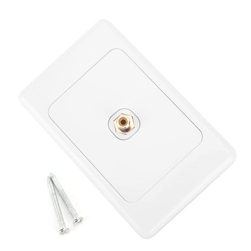 HJLIAN Module de prise RCA femelle vers femelle multifonction, cable audio video, plaque murale, panneau multimedia