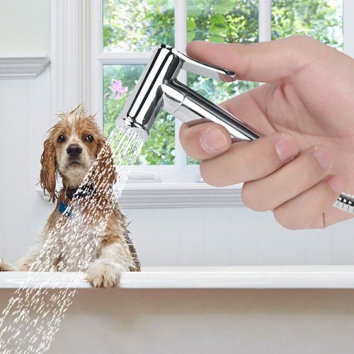 HJLIAN Pulverisateur de bidet portatif G1/2 po pour salle de bain et toilettes, tete de pulverisation pour bidet, pour le nettoyage de la maison