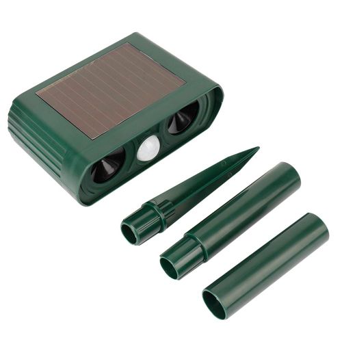 Hjlian Lampe De Jardin A Led Solaire D'exterieur, Repulsif A Ultrasons Contre Les Insectes Et Les Souris