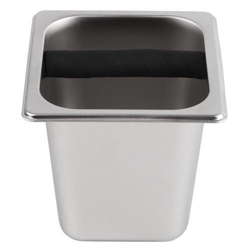 HJLIAN Accessoire pour machine a cafe domestique, boite a marc de cafe en acier inoxydable