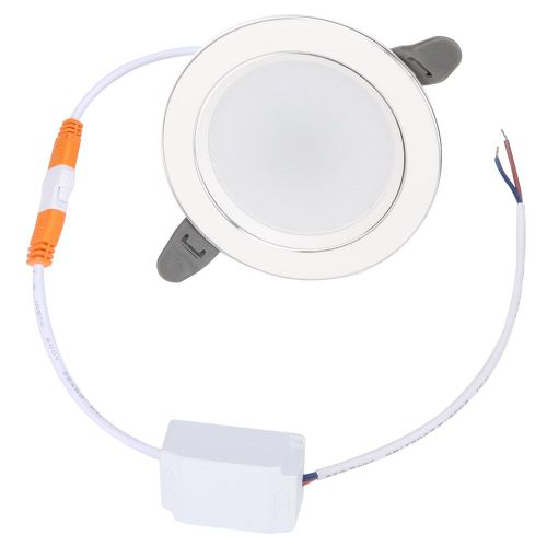 Hjlian Plafonnier Led Intelligent Blanc Argente Avec Anneau Rgb Cw, Controle Par Application Mobile, 7 W, Ac85-265 V