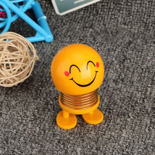 Hjlian Decoration De Voiture, Jouets A Tete Tremblante, Robot A Tete Oscillante, Ornements De Tete De Poupee, Poupees De Dessin Anime (4)