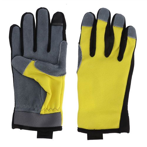 HJLIAN 1 paire de gants de jardinage respirants et resistants aux coupures pour ecran tactile (L)