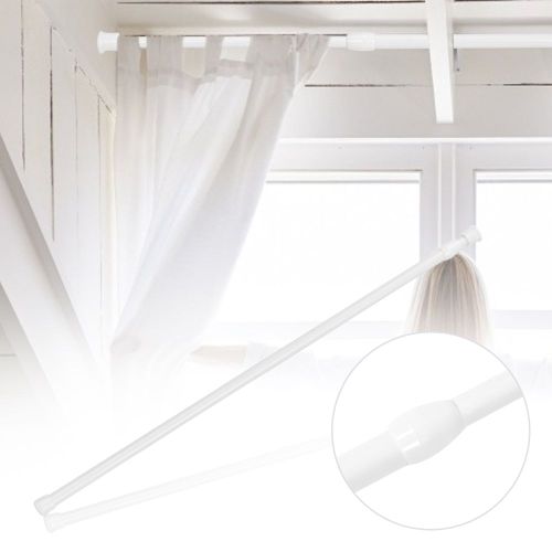 HJLIAN Tringle a rideau telescopique a ressort reglable pour douche, salle de bain, fenetre, tringle a rideau chargee, 60-110 cm