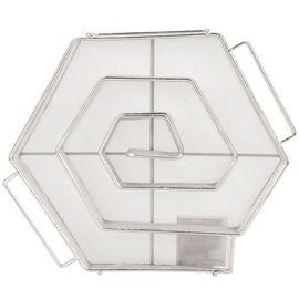 HJLIAN Generateur de fumee pour barbecue d'exterieur en acier inoxydable, accessoires pour fumoir (rectangulaire)