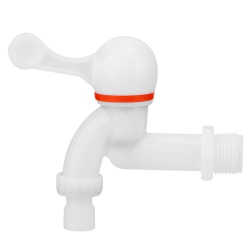 HJLIAN Robinet de cuisine en plastique G1/2"" a filetage male, installation facile, mini robinet de machine a laver