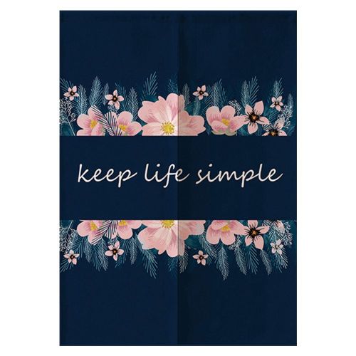 Hjlian Rideau Noren Decoratif De Style Japonais 85 X 120 Cm Pour Demi-Porte, Decoration Pour Chambre A Coucher Et Cuisine