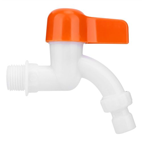HJLIAN Robinet de cuisine en plastique G1/2"" a filetage male, installation facile, mini robinet de machine a laver