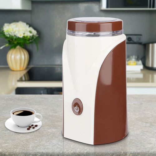 Hjlian Moulin A Cafe Electrique Automatique En Acier Inoxydable, Machine A Moudre Les Grains De Cafe En Poudre