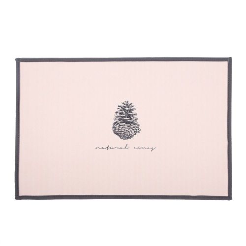 Hjlian Paillasson Lavable, Tapis De Sol Doux Pour Salon, Chambre A Coucher, Pour La Maison (Rose)