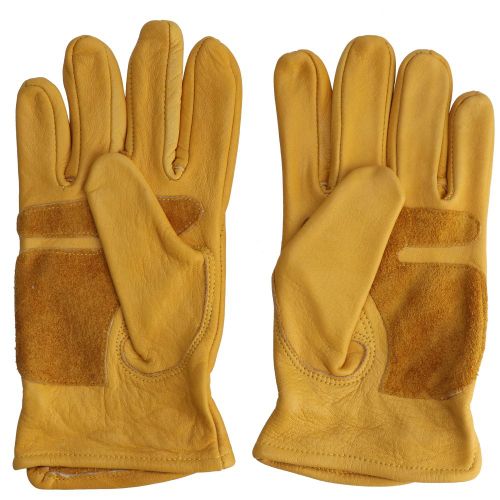 HJLIAN Gants de travail en cuir PU, jardinage, coupe du bois, mecanicien, conduite, soudage (L)