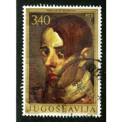 Timbre Oblitéré Jugoslavija, 3.10 , Ptt