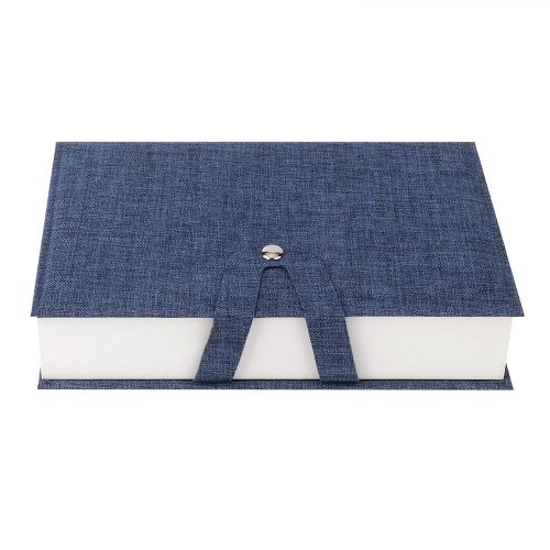 HJLIAN Presentoir a lunettes portable en forme de livre, boite de rangement pour lunettes de soleil (bleu)