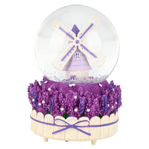 Hjlian Boite A Musique Decorative, Boule De Cristal Mignonne, Lumieres De Neige, Artisanat, Cadeau Merveilleux (#2)