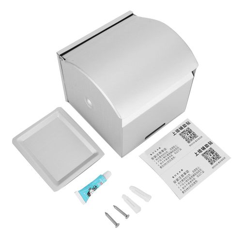 HJLIAN Porte-papier toilette etanche pour salle de bain, boite a mouchoirs, boite de rangement pour papier toilette, organisateur