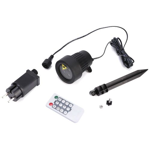 Hjlian Projecteur D'exterieur Rgb, Lumiere Statique Etoilee Pour Jardin Et Pelouse, Avec Telecommande Rf 100-240 V