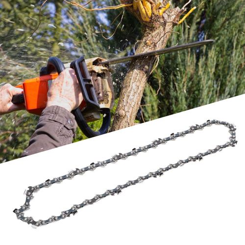 HJLIAN Chaine de tronconneuse electrique 12 po 3/8 po 45 maillons d'entrainement 22 tetes de coupe accessoires pieces