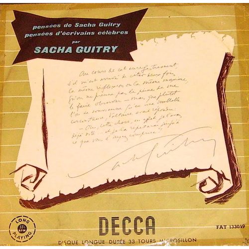 Pensées De Sacha Guitry