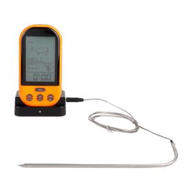 HJLIAN Thermometre numerique sans fil pour la cuisson des aliments et de la viande, pour fumoir, grill, barbecue