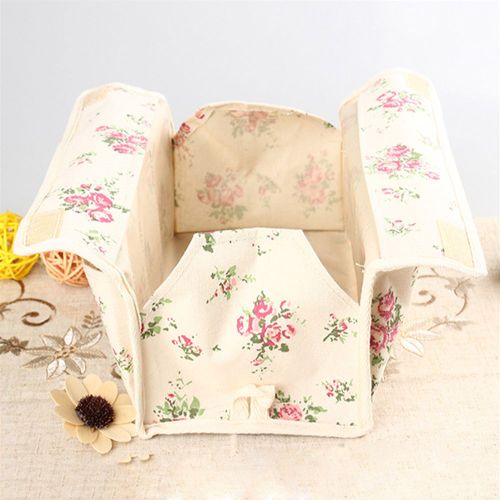 HJLIAN Distributeur de mouchoirs en coton et lin, organiseur de bureau multi-usages et impermeable