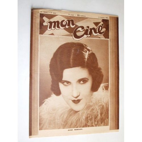 Mon Ciné  N° 503 : Jane Marnac