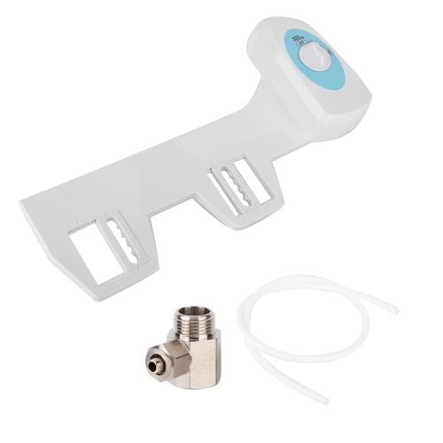 HJLIAN Bidet intelligent pour le nettoyage du corps, chasse d'eau pour siege de toilette d'ete, eau froide uniquement (G3/8)