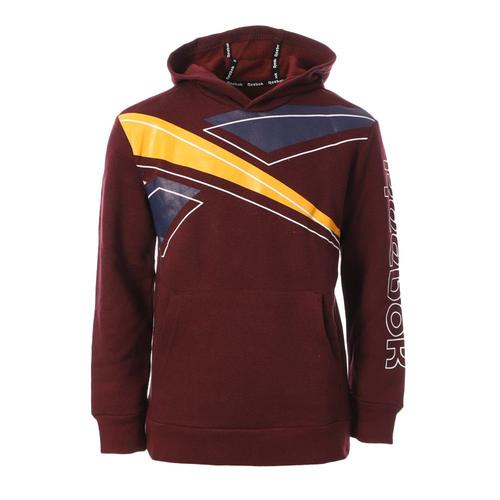 Sweat À Capuche Bordeaux Garçon Reebok Hoodie