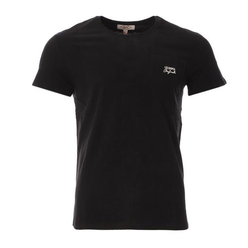 T-Shirt Noir Homme Lee Cooper Oxime