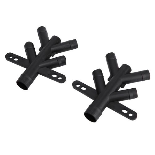 HJLIAN Lot de 2 connecteurs de tuyau d'arrosage a cinq voies pour la maison et le jardin