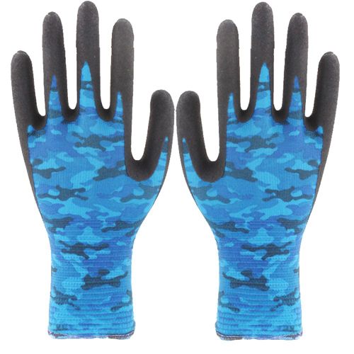 HJLIAN Gants de jardinage multifonctionnels, respirants, resistants aux coups de couteau, impermeables (M)