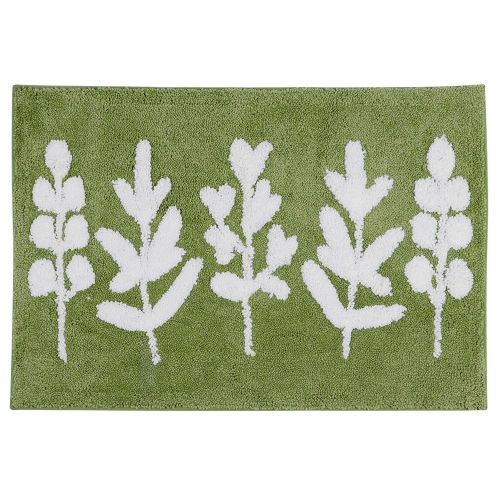 Hjlian Paillasson A Feuilles Vertes, Tapis De Sol Floque, Tapis De Salle De Bain, Absorbant L'eau, Antiderapant, #2