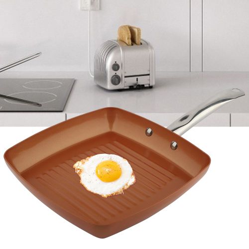 Hjlian Mini Poele A Frire Mignonne, Poele Antiadhesive Domestique, Petite Cuisiniere De Cuisine, Poignee Anti-Brulure