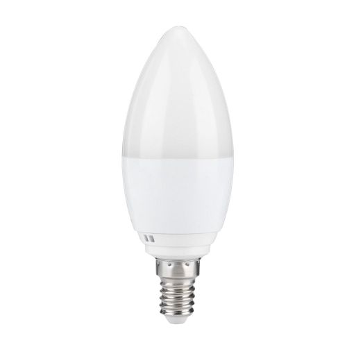 Hjlian Ampoule Led Ac85-265v 6w E14 Rgb+Cw, Controlee Par Smartphone, Wi-Fi, Intelligente