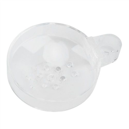 HJLIAN Lot de 4 boites a savon transparentes a suspendre au mur pour salle de bain et toilettes
