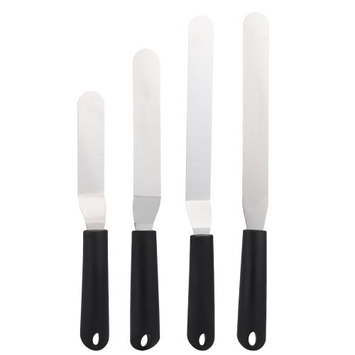 Hjlian Spatule A Gateau Au Beurre En Acier Inoxydable, Epandeur De Glacage Avec Echelle, Outil De Cuisson De Cuisine