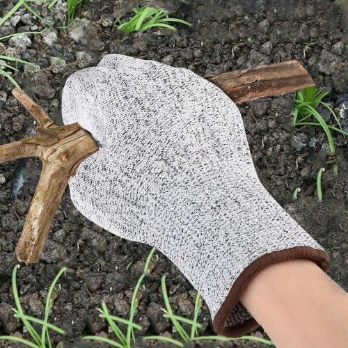 HJLIAN Gants de protection pour le jardinage, gants de securite antiderapants et anti-usure (L)