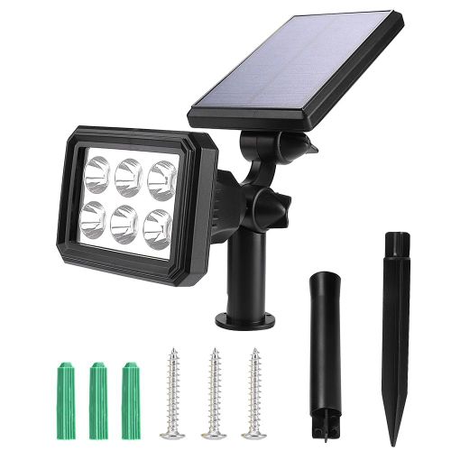 Hjlian Lampe De Jardin Led Solaire Etanche Avec Capteur De Mouvement, Ideale Pour La Maison, Le Jardin Ou L'exterieur