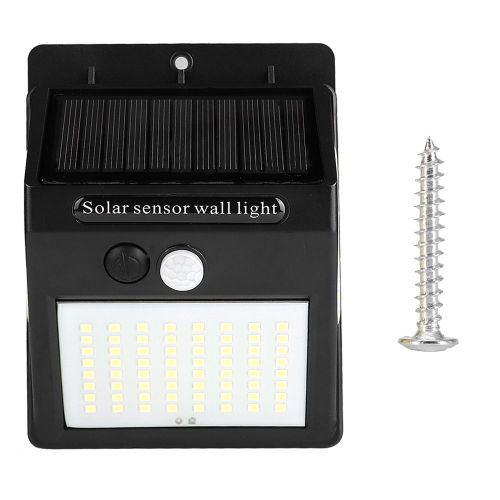 Hjlian Lampe De Jardin A 100 Led, Etanche, Rechargeable, Solaire, Avec Detecteur De Mouvement, Ideale Pour Une Cloture Ou Un Jardin