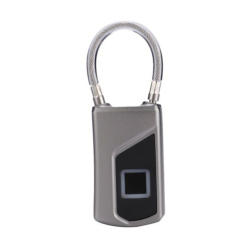 HJLIAN Cadenas de porte intelligent antivol a empreintes digitales, etanche, sans cle, petit format