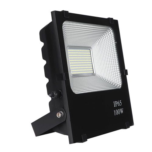 Hjlian Projecteur Led Rgb Ac85-265v 100w, Applique Murale Etanche Coloree Pour Jardin, Cour, Exterieur