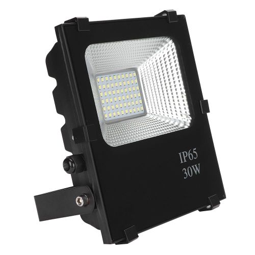 Hjlian Projecteur Led Rgb Ac85-265v 30w, Applique Murale Etanche Coloree Pour Jardin, Cour, Exterieur