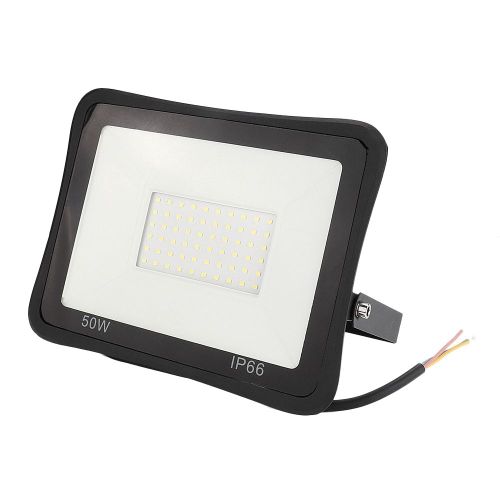 Hjlian Spot Led Etanche Ac185-265v 50w, Applique Murale Blanc Pur Pour Jardin, Cour, Exterieur
