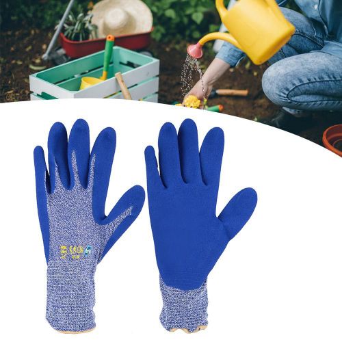 HJLIAN 1 paire de gants de travail antiderapants, resistants a l'usure, respirants, pour le jardinage, la manutention, taille L