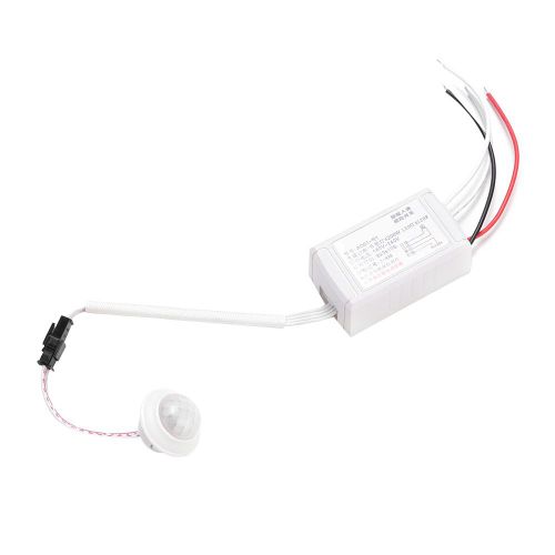 HJLIAN Interrupteur de capteur de lumiere LED infrarouge pour installation au plafond, induction du corps humain, retard reglable