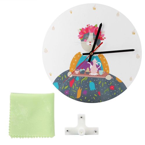 HJLIAN Horloge murale nordique retro en metal, style animal, moderne et tendance (C)